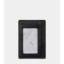 Load image into Gallery viewer, Black Leather Card Holder with ID Window by Yoshi (ID window)
