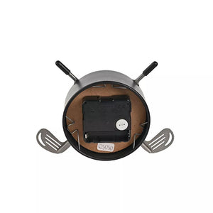 Golf Clubs Mantel Clock (back)