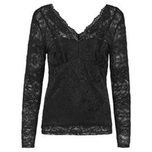 Load image into Gallery viewer, Danish Glaze Blouse | Pitch Black

