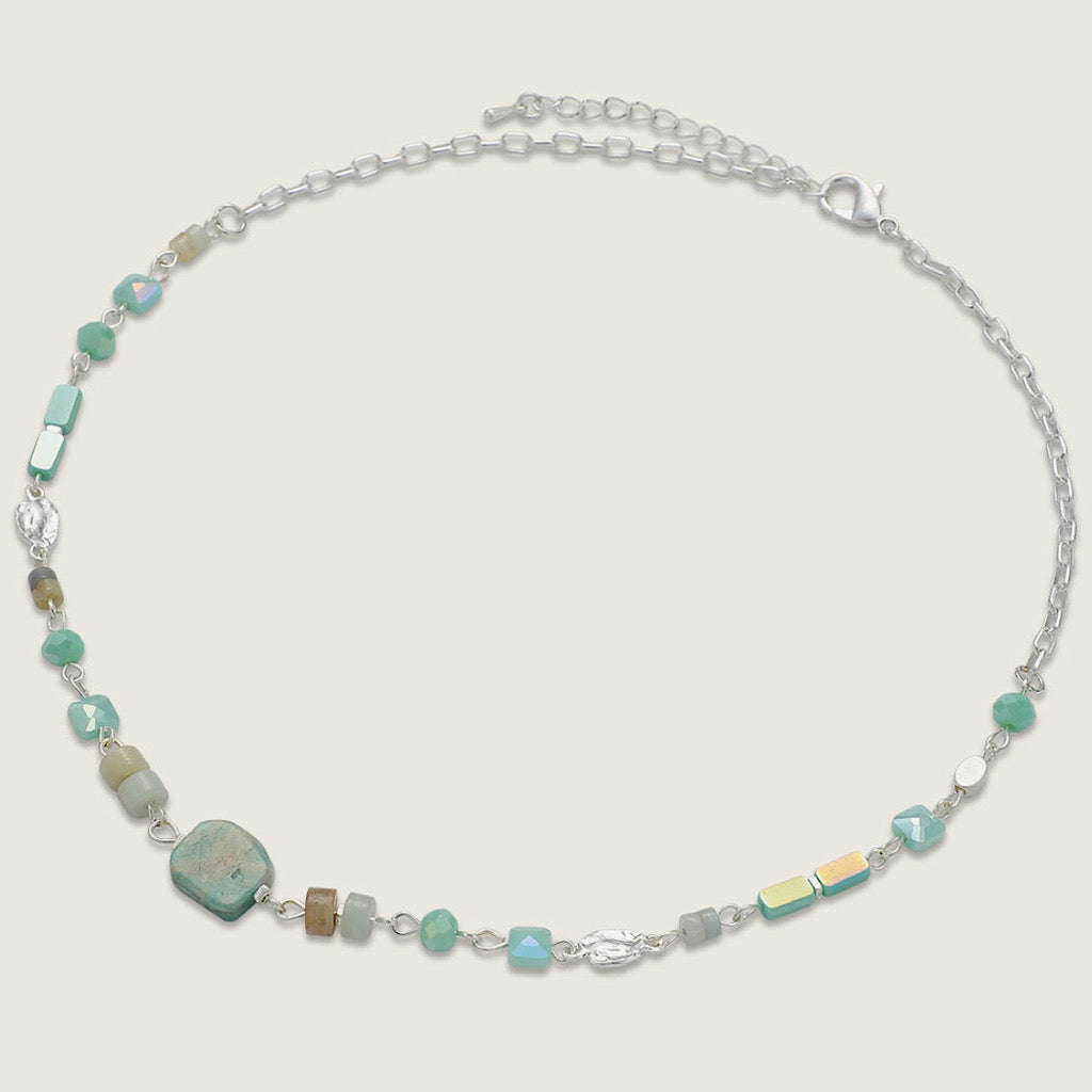 Lightweight Mint & Turquoise 'Venus' Necklace