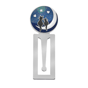 Cats On A Moon Bookmark