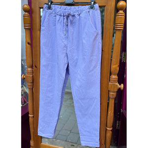 Lilac 'Original' Cotton Magic Trousers