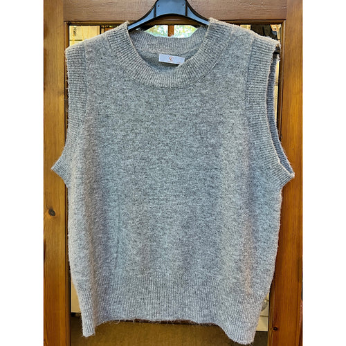 Super Soft Grey Knitted Vest