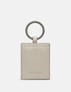 Country Cottage Window Leather Keyring (back)