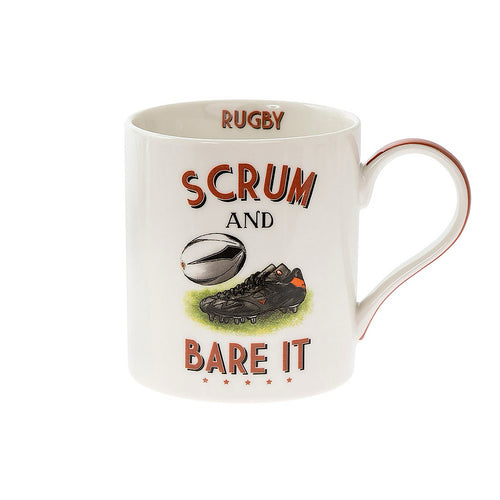 'Scrum And Bare It' Rugby Sports Mug
