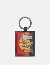 Load image into Gallery viewer, Leather Safari Scene Keyring (front)
