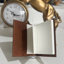 Load image into Gallery viewer, A6 Leather Covered Notebook | Tan
