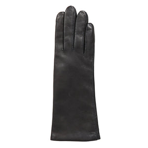 Ladies Black Cashmere Lined Leather Gloves By Dents (back)