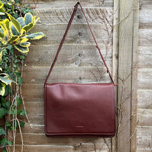 Load image into Gallery viewer, Chestnut Messenger Italian Leather Bag (hanging)
