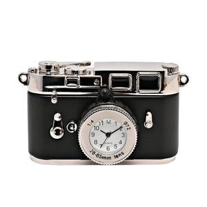 Miniature Clock - Black Camera