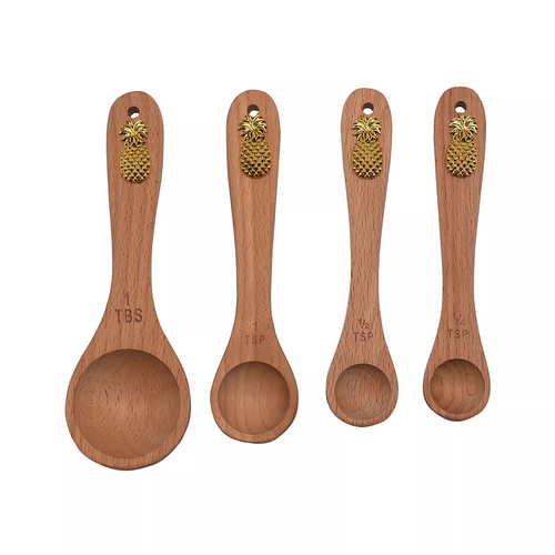 Set of 4 Pineapple Measuring Spoons