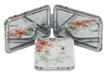 Load image into Gallery viewer, Hummingbird Flower Compact Mirror
