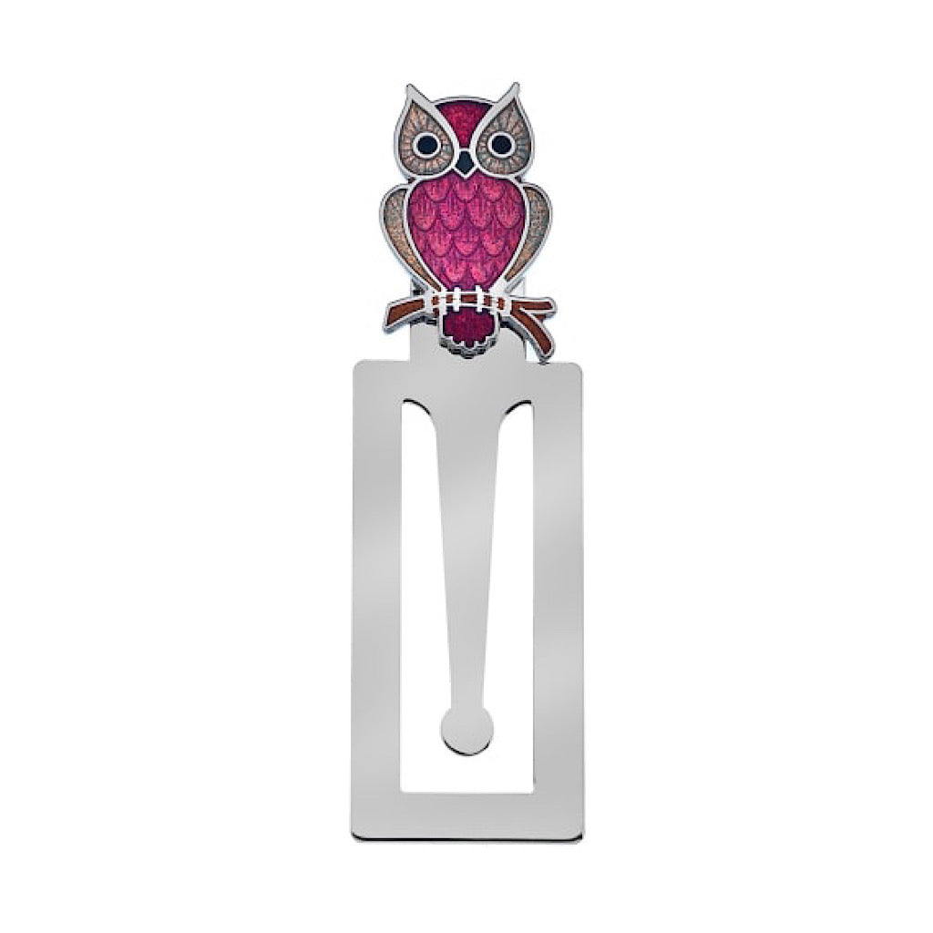 Magenta Owl Bookmark