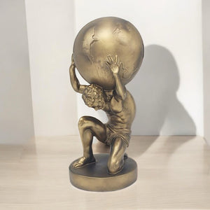 Classic Bronze 'Atlas' Figure