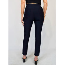 Load image into Gallery viewer, Navy Treggings with Pockets (back)
