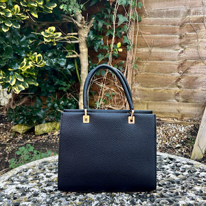 Small Black 'Alison' Grab Bag (back)