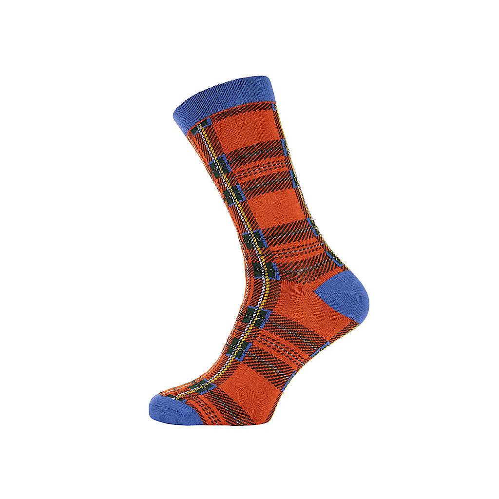 Luxurious Men’s Bamboo Socks | Red Tartan