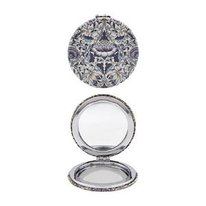 Round Traditional William Morris Compact Mirror
