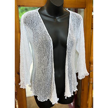 Load image into Gallery viewer, The Bali 3/4 Sleeve Shrug (White)
