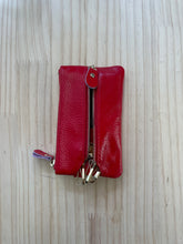Load image into Gallery viewer, Red Leather Key Case Purse
