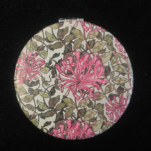 Load image into Gallery viewer, Round Bright William Morris Compact Mirror

