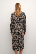 Load image into Gallery viewer, Danish Henva Shirt Dress | Black Flower
