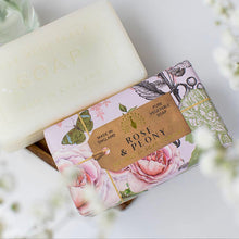 Load image into Gallery viewer, Rose and Peony Soap (lifestyle 2)
