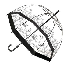 Load image into Gallery viewer, Cat Trim Print Birdcage Walking Umbrella
