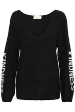 Load image into Gallery viewer, Danish Fionas Knit Pullover Jumper | Pitch Black
