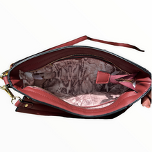 Load image into Gallery viewer, Burgundy Spinel Studded Shoulder Bag
