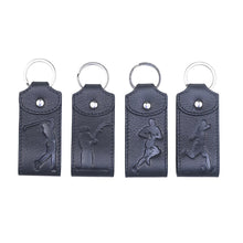 Load image into Gallery viewer, Kalmin Sports Leather Keyring | Football
