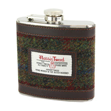 Load image into Gallery viewer, The Breanais Harris Tweed 6oz Hip Flask
