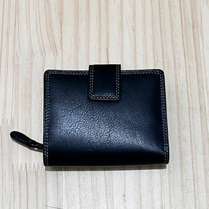 Bestseller Medium Leather RFID Purse | Black Tropical
