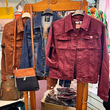 Load image into Gallery viewer, Chocolate Denim Jacket
