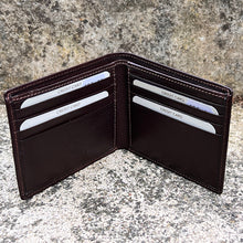 Load image into Gallery viewer, Gents Brown Leather RFID Wallet By &#39;Oak&#39; | 8 Card Slots
