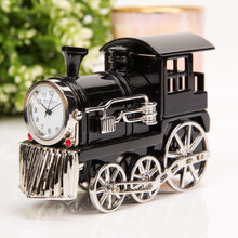 Load image into Gallery viewer, Miniature Clock - Black Steam Train
